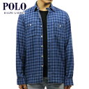 20%OFFセール 【販売期間 4/24 20:00～4/27 9:59】 ポロ ラルフローレン シャツ メンズ 正規品 POLO RALPH LAUREN 長袖シャツ BUFFALO CHECK DENIM SHIRTS