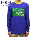 ポロ ラルフローレン Tシャツ ロンT メンズ 正規品 POLO RALPH LAUREN 長袖Tシャツ HI TECH LOGO GRAPHIC LONG-SLEEVE T-SHIRT RUGBY ROYAL