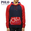 【ポイント10倍 5/9 20:00～5/16 1:59】 ポロ ラルフローレン パーカー メンズ 正規品 POLO RALPH LAUREN プルオーバーパーカー POLO HI TECH HYBRID HOODIE NAVY/POLO SPORT RED