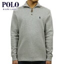 5%OFFセール 【販売期間 1/14 12:00〜1/16 01:59】 ポロ ラルフローレン POLO RALPH LAUREN 正規品 メンズ ジップアップコットンセーター HALF-ZIP COTTON SWEATER