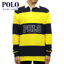 【ポイント10倍 4/24 20:00～4/27 9:59】 ポロ ラルフローレン ラガーシャツ メンズ 正規品 POLO RALPH LAUREN 長袖ラガーシャツ STRIPED COTTON RUGBY SHIRT