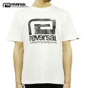 リバーサル Tシャツ メンズ 正規販売店 REVERSAL rvddw クルーネック半袖Tシャツ コットンTシャツ BREAKTHROUGH BIG MARK COTTON TEE rv21ss002 WHITE