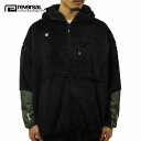 o[T AE^[ Y K̔X REVERSAL rvddw {AWPbg rbOVGbg URBAN BOA FLEECE BIG SILHOUETTE SWEAT PARKA rv21aw207 BLACK