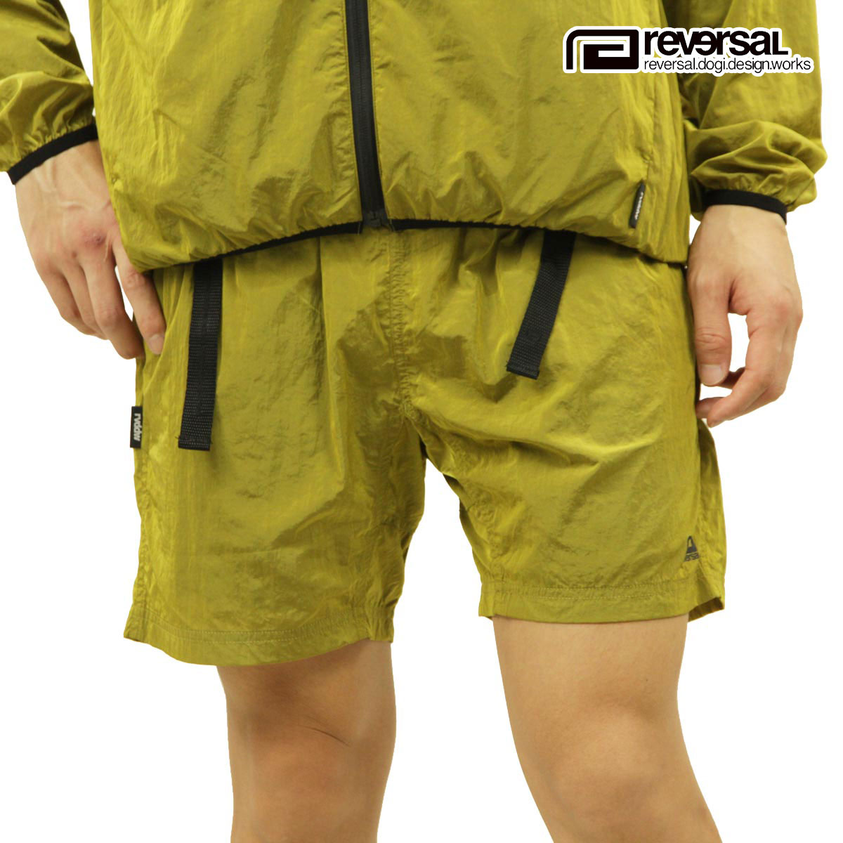 リバーサル ショートパンツ メンズ 正規販売店 REVERSAL rvddw ボトムス クライミングパンツ 軽量 SUPER LIGHT CLIMBING SHORTS rv22ss501 YELLOW