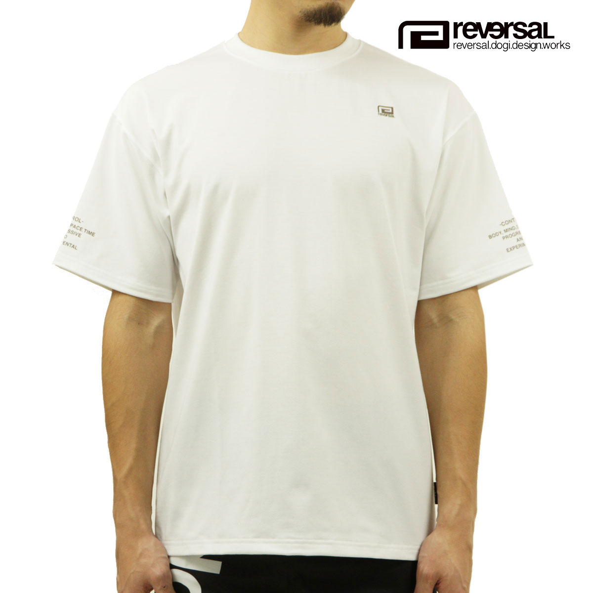 リバーサル Tシャツ メンズ 正規販売店 REVERSAL rvddw ビッグシルエット 半袖Tシャツ PES MVS BIG SILHOUETTE TEE RV22AW052A WHITE