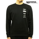 リバーサル スウェット メンズ 正規販売店 REVERSAL rvddw トレーナー MULTI LOGO BACK FLEECE CREW NECK RV22AW211 BLACK