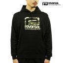 リバーサル パーカー メンズ 正規販売店 REVERSAL rvddw プルオーバーパーカー CONTROL BIG MARK HOODIE RV22AW201 BLACK