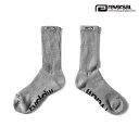 リバーサル 靴下 メンズ 正規販売店 REVERSAL rvddw 靴下 ソックス クルーソックス SELF CONTROL SLOUCH SOCKS RV22AW705 H.GRAY