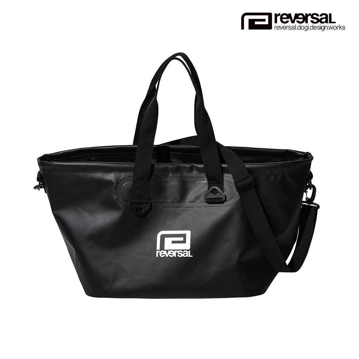 リバーサル バッグ メンズ レディース 正規販売店 REVERSAL rvddw ウェットバッグ ウェットトートバッグ BIG MARK WET BAG RV22AW712 BLACK 1