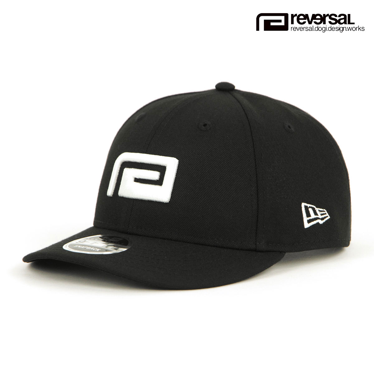 リバーサル メンズ レディース キャップ 正規販売店 REVERSAL NEWERA ニューエラ コラボ 帽子 BIG MARK Low Profile 9FIFTY rvner029 BLACK