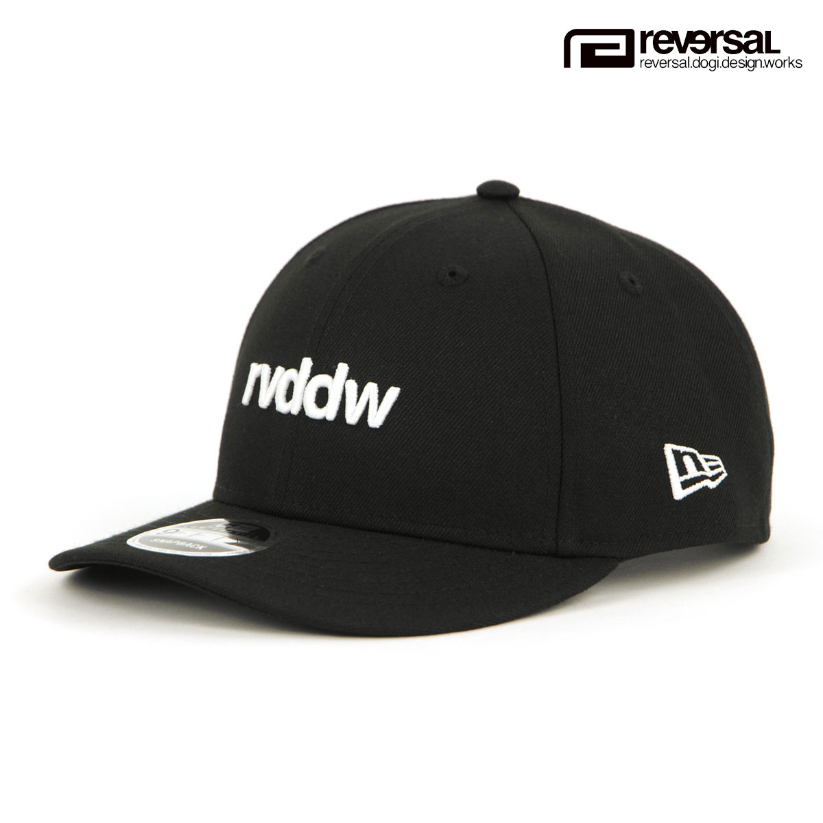 リバーサル メンズ レディース キャップ 正規販売店 REVERSAL NEWERA ニューエラ コラボ 帽子 rvddw Low Profile 9FIFTY rvner030 BLACK