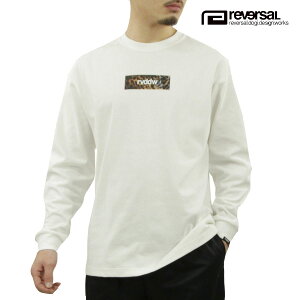 С  ĹµT Ź REVERSAL 롼ͥå С  LEOPARD BOX LOGO OVER SIZE LONG SLEEVE rv23aw101 WH WHITE
