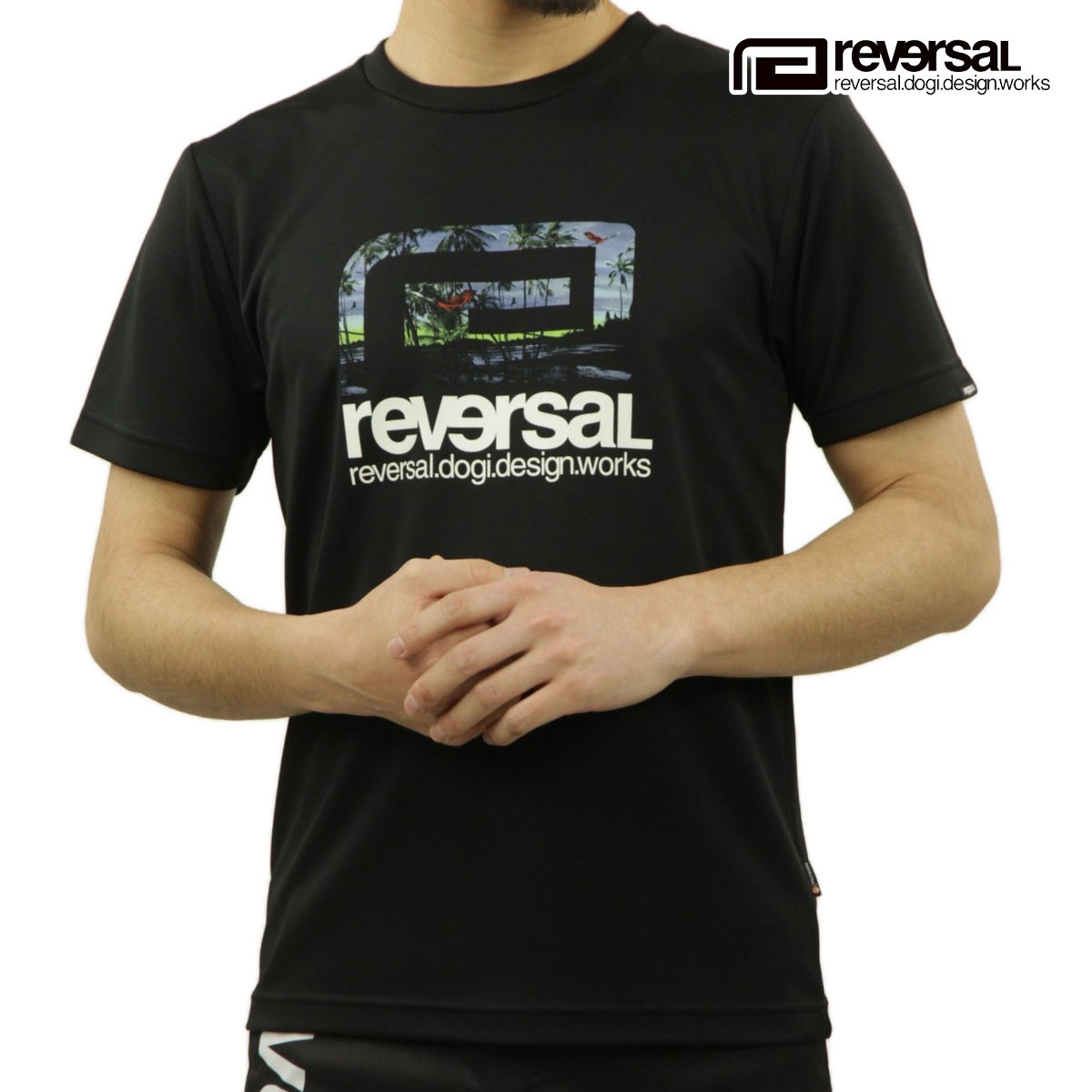 С  ȾµT Ź REVERSAL 롼ͥå ɥ饤  RESORT BIG MARK DRY TEE ...