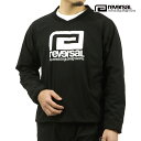 リバーサル メンズ トップス 正規販売店 REVERSAL プルオーバー ロゴ アウター COLOR BLOCK BACKYARD PULLOVER 黒 RV2...