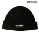 リバーサル メンズ レディース ニット帽 正規販売店 REVERSAL 帽子 ロゴ ビーニー RVDDW ROLL KNIT CAP ブラック RV24AW708-BK BLACK