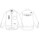 予約商品 10月頃入荷予定 リバーサル メンズ 長袖シャツ 正規販売店 REVERSAL ボタンダウン 帯デザイン カジュアルシャツ BIG SILHOUETTE OBI SHIRTS ホワイト rv25aw301-WH WHITE
