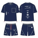 予約商品 8月頃入荷予定 リバーサル メンズ セットアップ 正規販売店 REVERSAL ナイロン 半袖Tシャツ ショートパンツ AGGRESSIVE NYLON SET UP ネイビー rv25aw051-NV NAVY