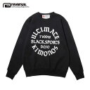 リバーサル スウェット メンズ 正規販売店 REVERSAL rvddw トレーナー ULTIMATE KIMONOS CREW SWEAT rvap16aw006 APPAREL BLACK D00S20