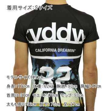 リバーサル REVERSAL 正規販売店 メンズ クルーネック 半袖ラッシュガード SUNSET BEACH RASH GUARD rv18ss056 SUNSET BEACH