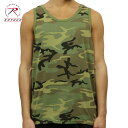 ロスコ タンクトップ メンズ 正規品 ROTHCO VINTAGE WOODLAND CAMO TANK TOP 9593 WOODLAND COMO