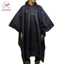 【ポイント10倍 3/21 20:00～3/27 1:59】 ロスコ ROTHCO 正規品 メンズ レインコート G.I. Type Navy Blue Rip-Stop Poncho 4966 D00S20