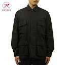 ロスコ BDUシャツ メンズ 正規品 ROTHCO BDUジャケット ワークシャツ ROTHCO RIP-STOP BDU SHIRT BLACK 5920