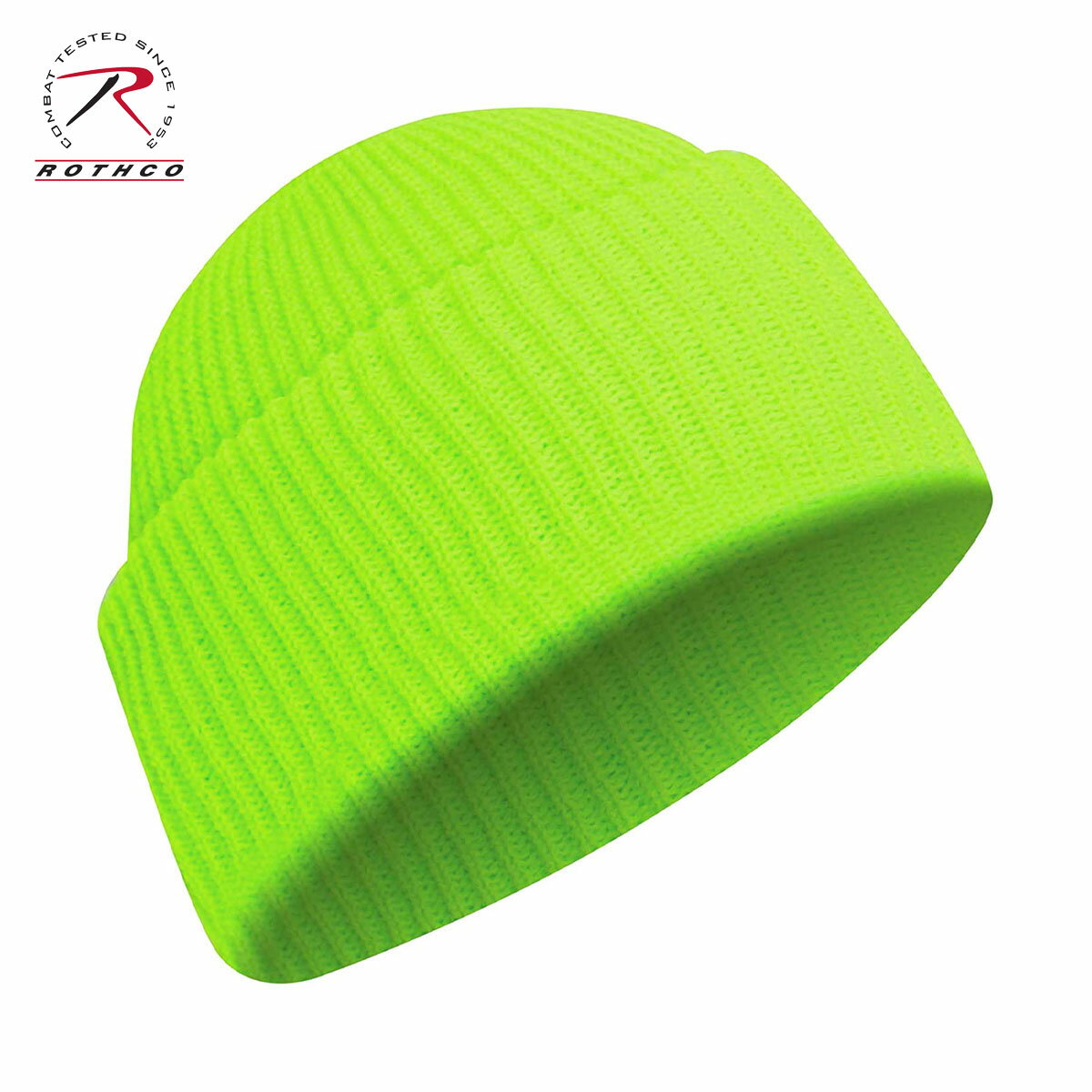 【ポイント10倍 12/1 0:00～12/1 23:59】 ロスコ ニット帽 メンズ レディース 正規品 ROTHCO ワッチキャップ ビーニー 帽子 ROTHCO ACRYLIC WATCH CAP SAFETY GREEN 5440 クリスマス プレゼント ラッピング