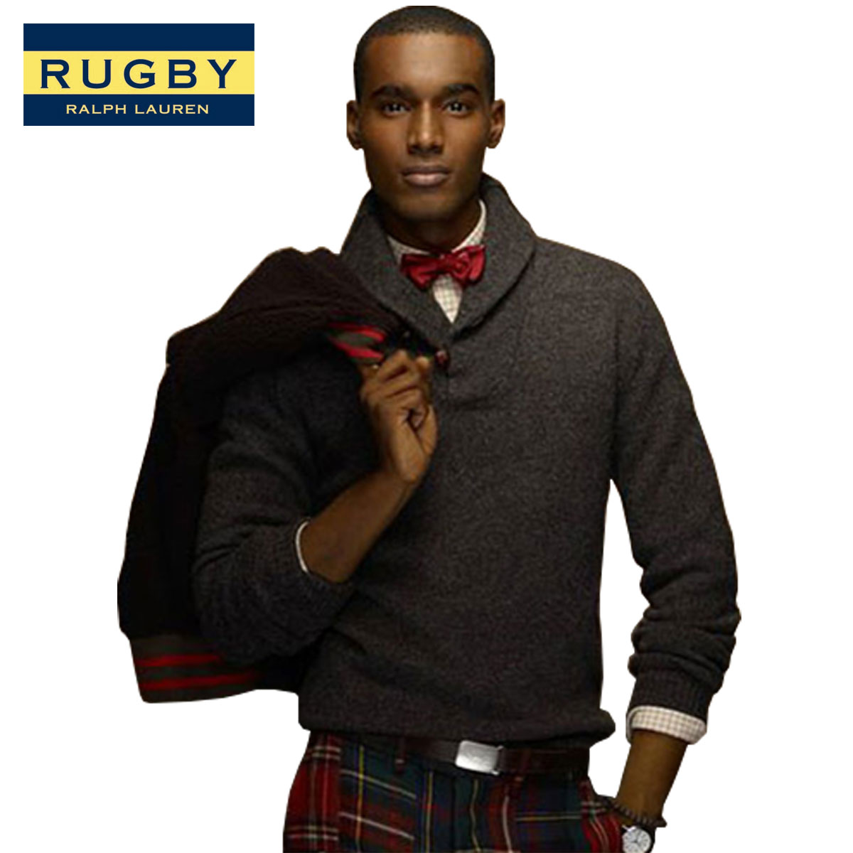 45%OFFセール 【販売期間 9/4 20:00〜7/11 01:59】 ラルフローレン ラグビー RUGBY RALPH LAUREN 正規品 メンズ ショールプルオーバー Shawl Pullover CHARC