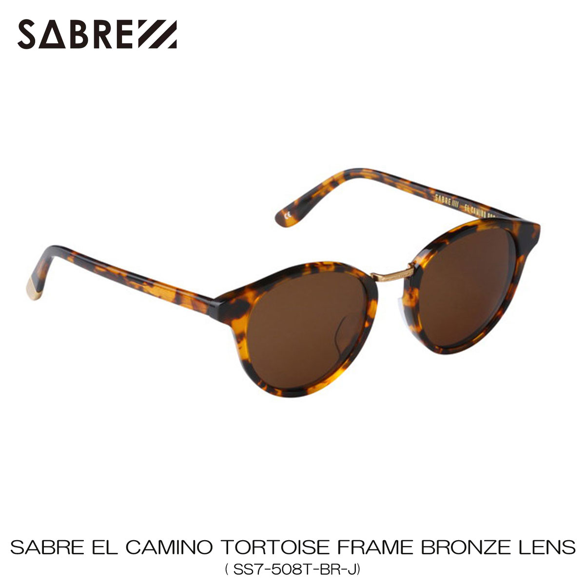 セイバー SABRE 正規販売店 サングラス めがね EL CAMINO TORTOISE FRAME BRONZE LENS SUNGLASS SS7-508T-BR-J