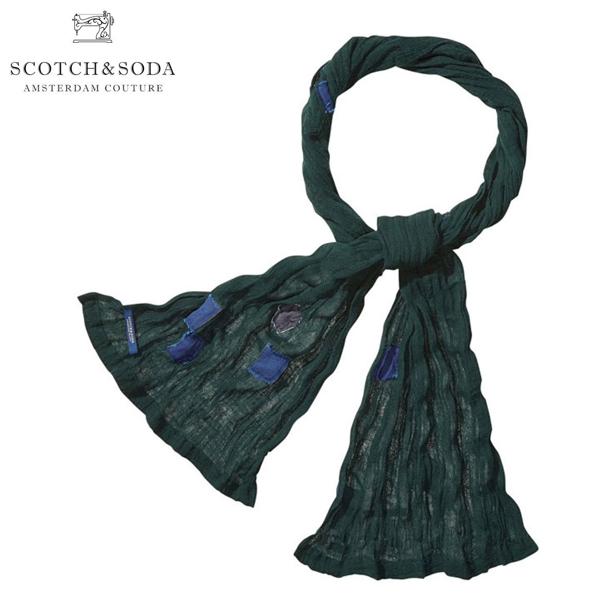 20%OFFݥ󥻡 Ѵ 6/1 0:006/1 23:59 åɥ SCOTCHSODA Ź   Ams Blauw Overdyed Lightweight Scarf 100615 25 D00S20  ץ쥼 åԥ