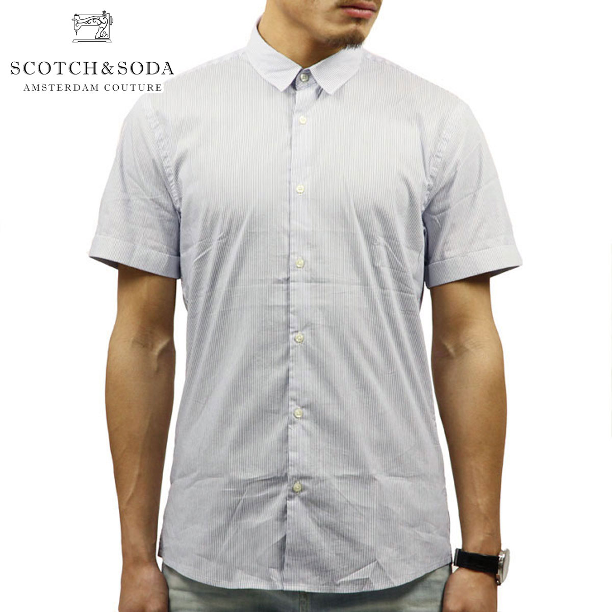 åɥ SCOTCHSODA Ź  Ⱦµɥ쥹 CLASSIC SHORTSLEEVE SHIRT 13...