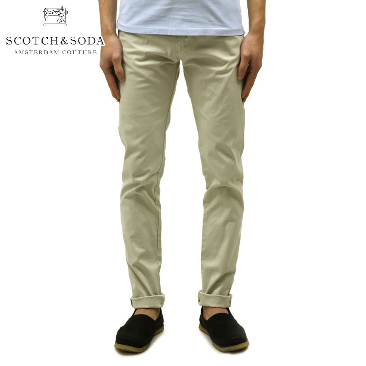 スコッチアンドソーダ チノパン メンズ 正規販売店 SCOTCH＆SODA ボトムス CLASSIC GARMENT DYED CHINO 136195 0086 KIT D00S15