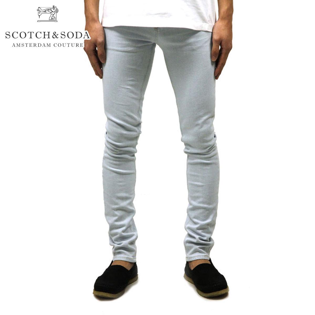 スコッチアンドソーダ ジーンズ メンズ 正規販売店 SCOTCH＆SODA ジーパン SKIM JEANS - LIQUID SUNSHINE SKINNY FIT 135090 TZ LIQUID