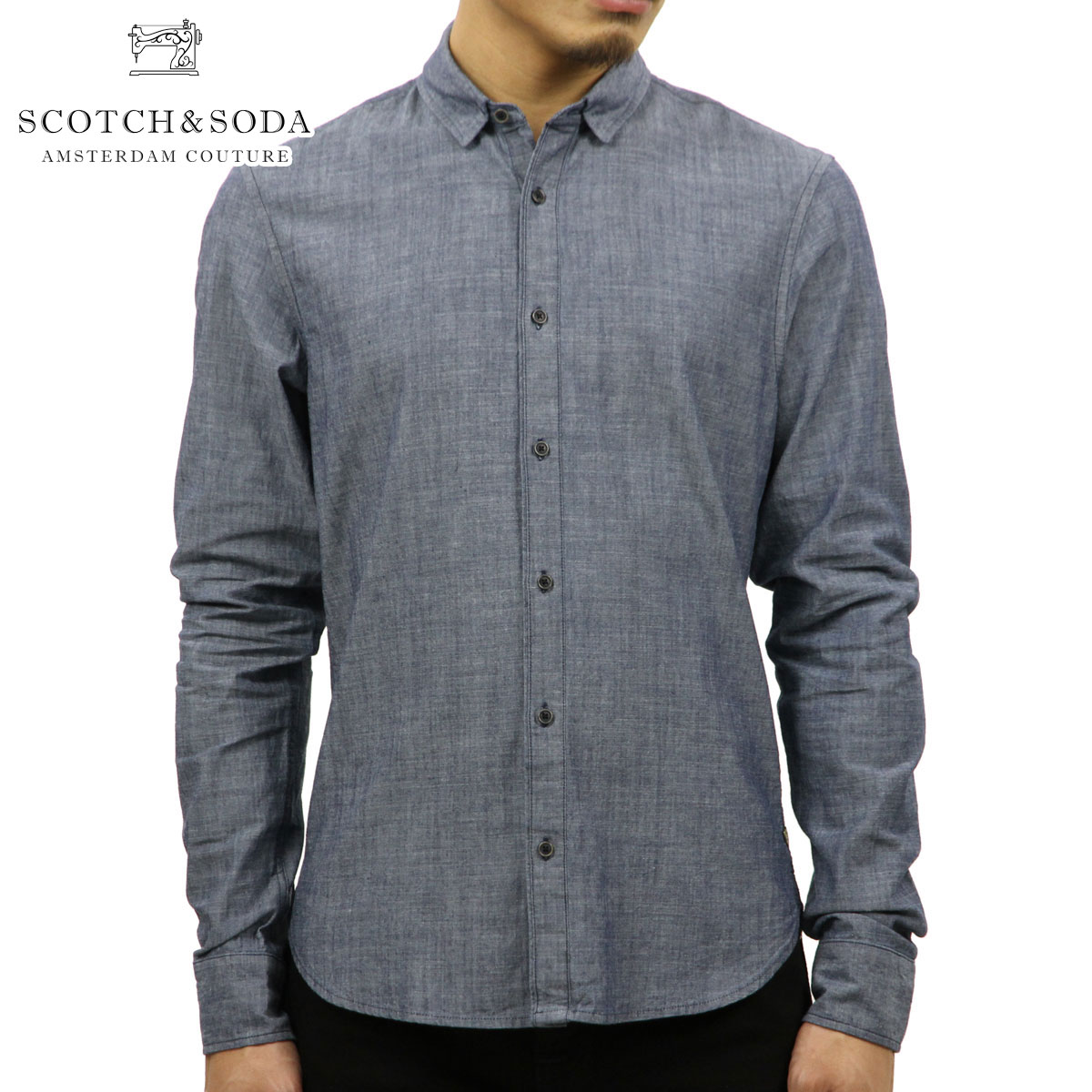 åɥ   Ź SCOTCHSODA Ĺµ CHAMBRAY LONGSLEEVE SHIRT 1...