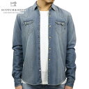 スコッチアンドソーダ SCOTCH＆SODA 正規販売店 メンズ 長袖ウェスタンシャツ AMS BLAUW SAWTOOTH SHIRT IN SEASONAL WASHES 141265 52 51412 WASHED D