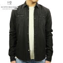 スコッチアンドソーダ SCOTCH＆SODA 正規販売店 メンズ 長袖ウェスタンシャツ AMS BLAUW SAWTOOTH SHIRT IN SEASONAL WASHES 141265 90 51412 BLACK D