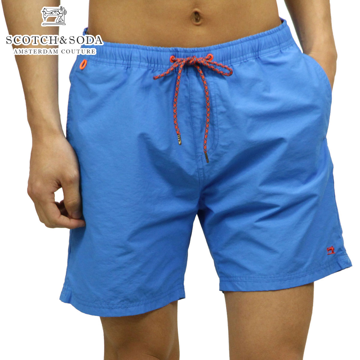 スコッチアンドソーダ 水着 メンズ 正規販売店 SCOTCH＆SODA スイムパンツ CLASSIC SWIM SHORT IN BRIGHT COLOURS 142256 0704 58601 ELECTRI 父の日 プレゼント ラッピング