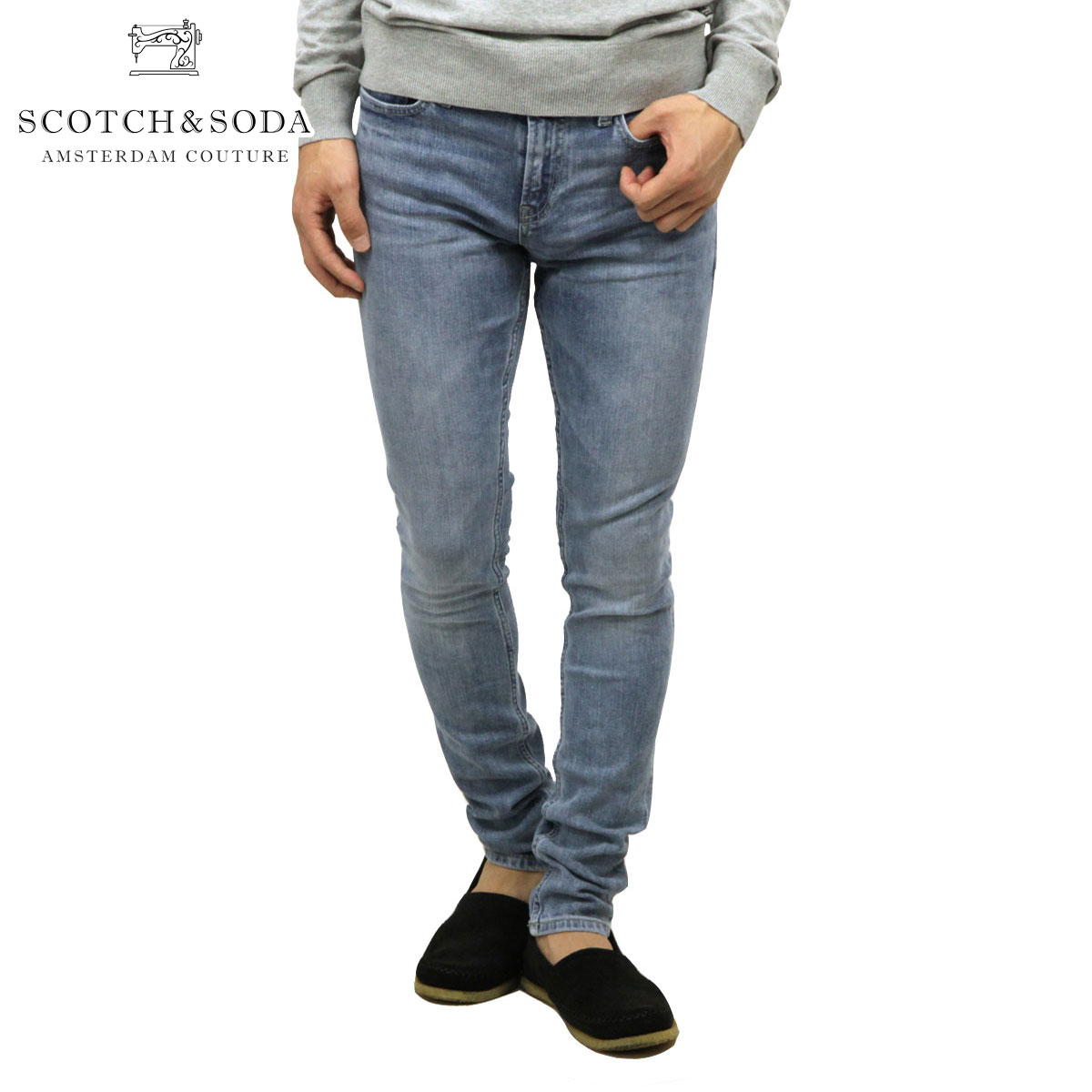 スコッチアンドソーダ SCOTCH＆SODA 正規販売店 メンズ デニムパンツ SKIM BLAUW WONDER DENIM JEANS 144787 68 65539 BLAUW WONDER D