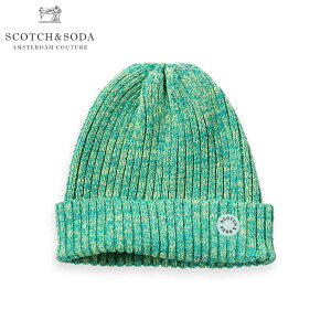 スコッチアンドソーダ キャップ メンズ レディース 正規販売店 SCOTCH＆SODA 帽子 ニット帽 ビーニー AMS BLAUW BEANIE HAT D 148478 1616 LIME