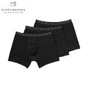 スコッチアンドソーダ ボクサーパンツ メンズ 正規販売店 SCOTCH&SODA 下着 3枚組 BASIC NOS - UNDERWEAR BOXER SHOR...