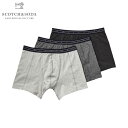 スコッチアンドソーダ ボクサーパンツ メンズ 正規販売店 SCOTCH＆SODA 下着 3枚組 BASIC NOS - UNDERWEAR BOXER SHORT 3 PACK COMBO O 151033 0594 COMBO O