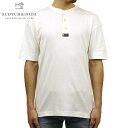 5 OFFクーポンセール 【利用期間 4/24 20:00～4/27 9:59】 スコッチアンドソーダ Tシャツ メンズ 正規販売店 SCOTCH＆SODA ヘンリーネックTシャツ 半袖Tシャツ SHORTSLEEVE GRANDAD TEE M 158557 0003 24435 00 ECRU