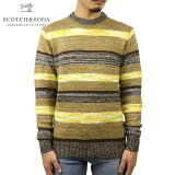 åɥ   Ź SCOTCHSODA ˥å 롼ͥå  ܡ MELANGE STRIPED CREWNECK PULLOVER SWEATER COMBO B 164013 0218 45414 39