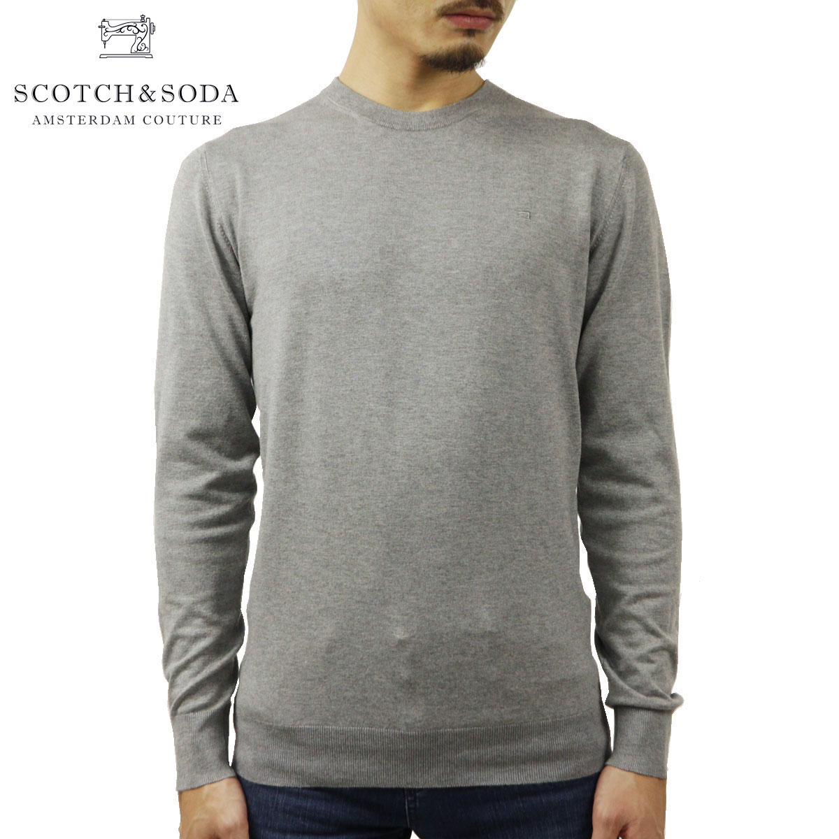 スコッチアンドソーダ セーター メンズ 正規販売店 SCOTCH＆SODA ニット クルーネック セ