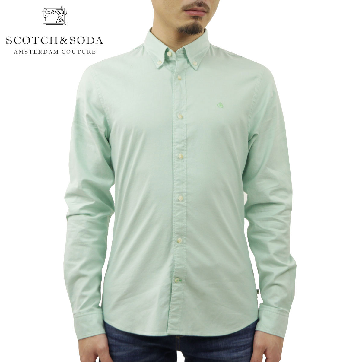 åɥ   Ź SCOTCHSODA Ĺµ ܥ󥷥 SLIM FIT- OXFORD ...