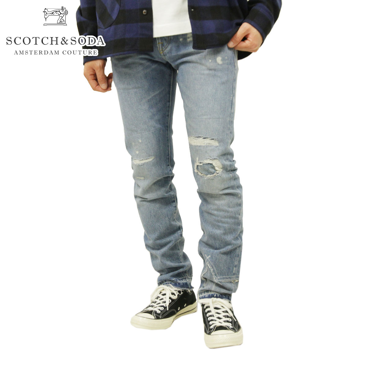 スコッチアンドソーダ デニム メンズ 正規販売店 SCOTCH＆SODA ジーンズ ジーパン スリム RALSTON REGULAR SLIM DENIM JEANS P 164367 4566 55506 68 SHAKE AND ROLL