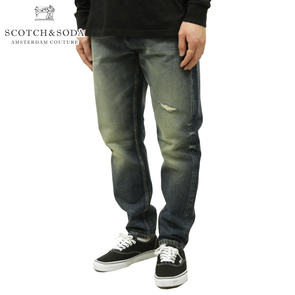 スコッチアンドソーダ デニム メンズ 正規販売店 SCOTCH＆SODA ジーンズ ジーパン DEAN LOOSE TAPERED DENIM JEANS P 164375 4561 55512 76 OLD TIMER