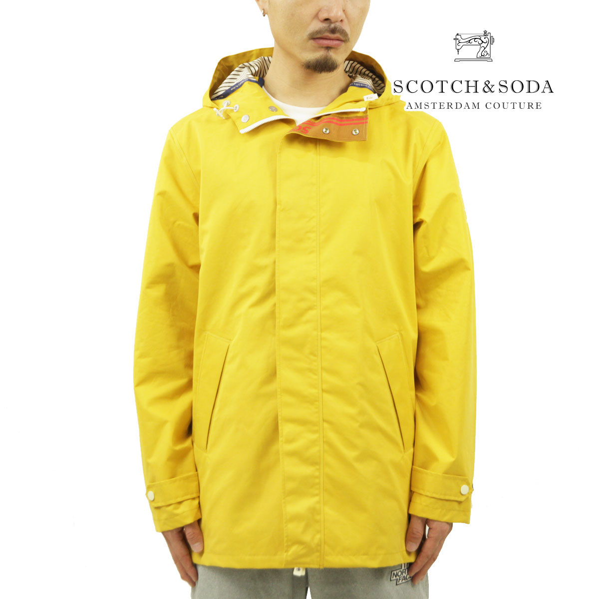 スコッチアンドソーダ レインコート メンズ 正規販売店 SCOTCH&SODA 雨具 ウォータープルーフ WATERPROOF HOODED PARKA SUN...