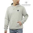 スコッチアンドソーダ メンズ パーカー 正規販売店 SCOTCH＆SODA プルオーバー コットン フーディー M REGULAR FIT ESSENTIAL BADGE HOODIE IN ORGANIC COTTON 175351 0606 83821 04 GREY MELANGE