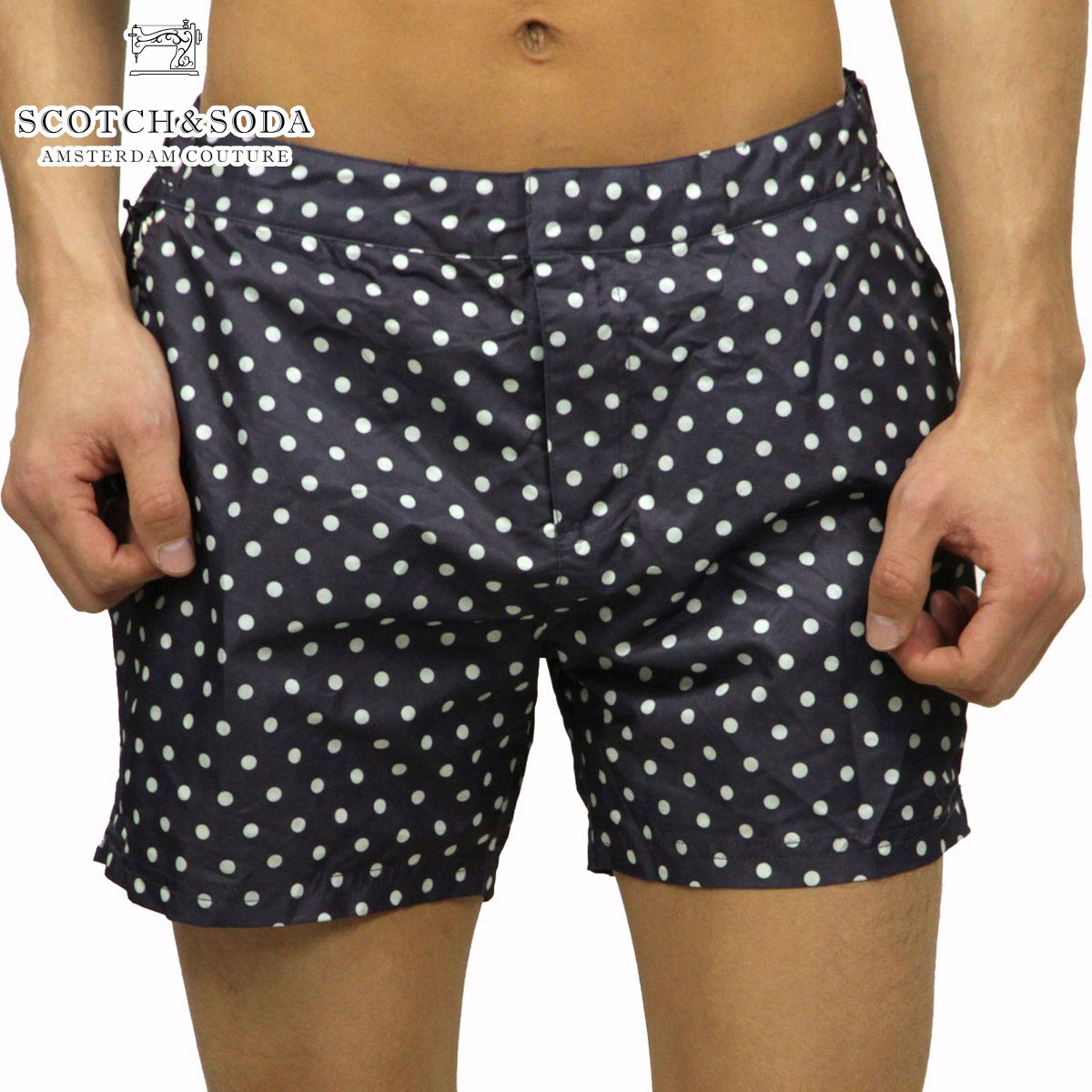 スコッチアンドソーダ ショートパンツ メンズ 正規販売店 SCOTCH&SODA ボトムス Swimshort poly/nylon swimshort